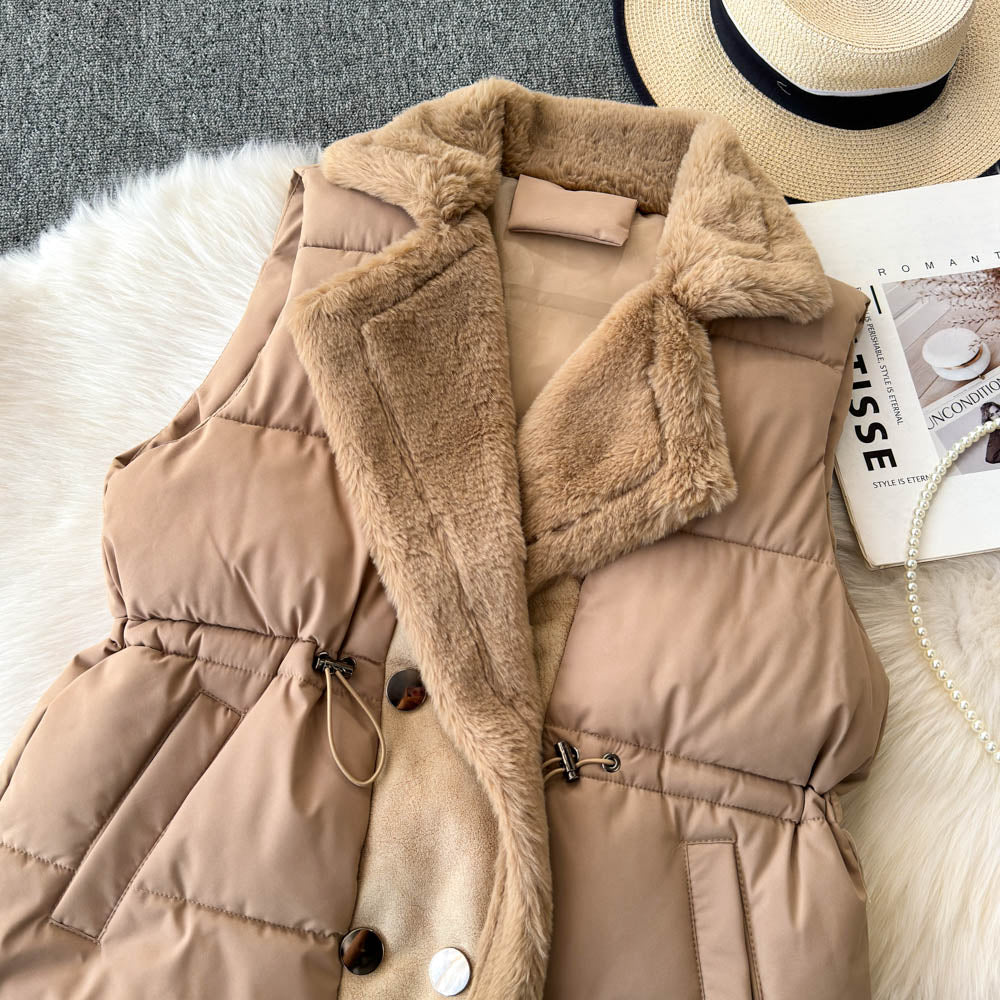 Thermal Double Breasted Padded Jacket - Image 7