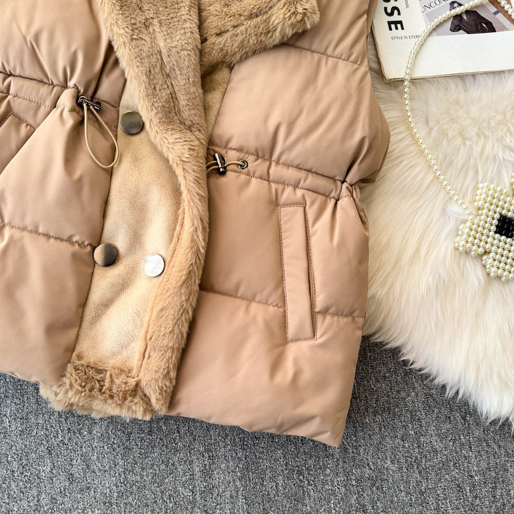 Thermal Double Breasted Padded Jacket - Image 12