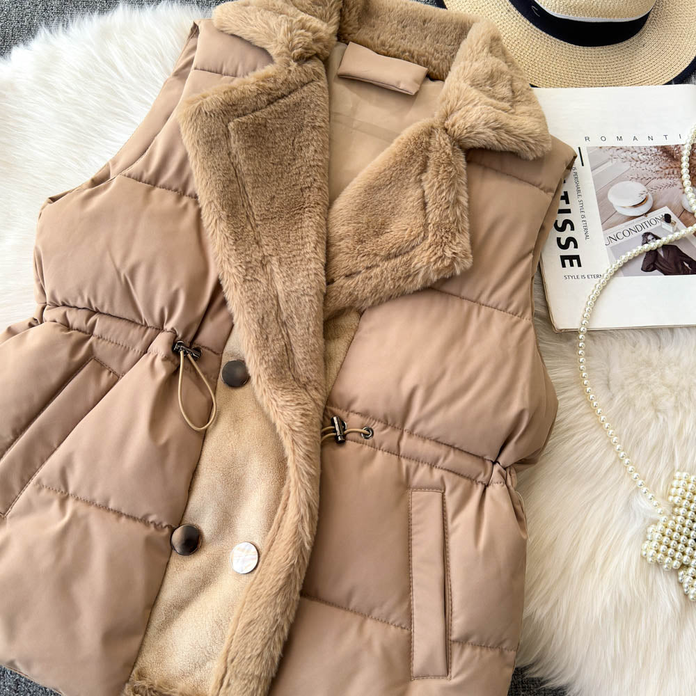 Thermal Double Breasted Padded Jacket - Image 9