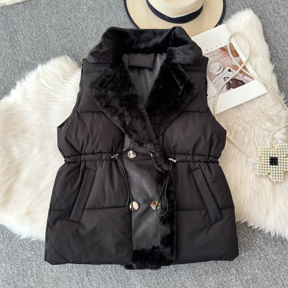 Thermal Double Breasted Padded Jacket - Image 4